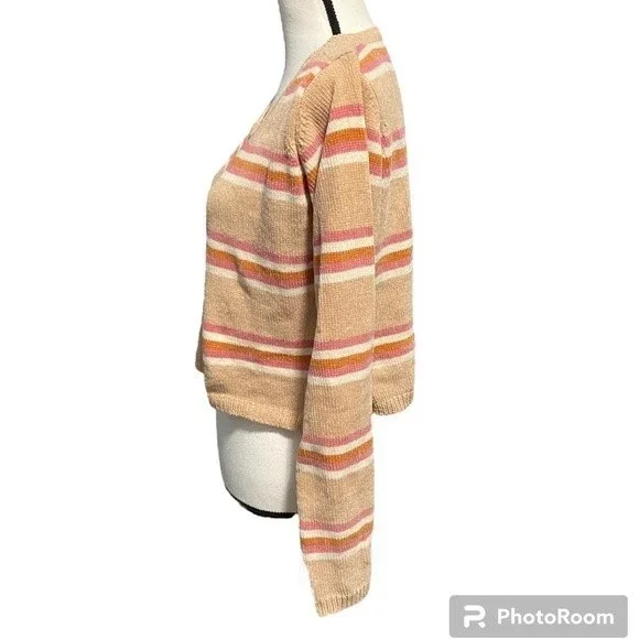 L*Space Sun Seeker Cropped Knit Sweater Size Small - Picture 3 of 5